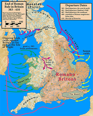 Picture of Map of Roman Britain